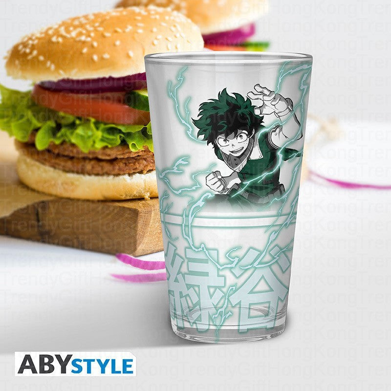 My Hero Academia Izuku Midoriya and Katsuki Bakugo 400ml glass