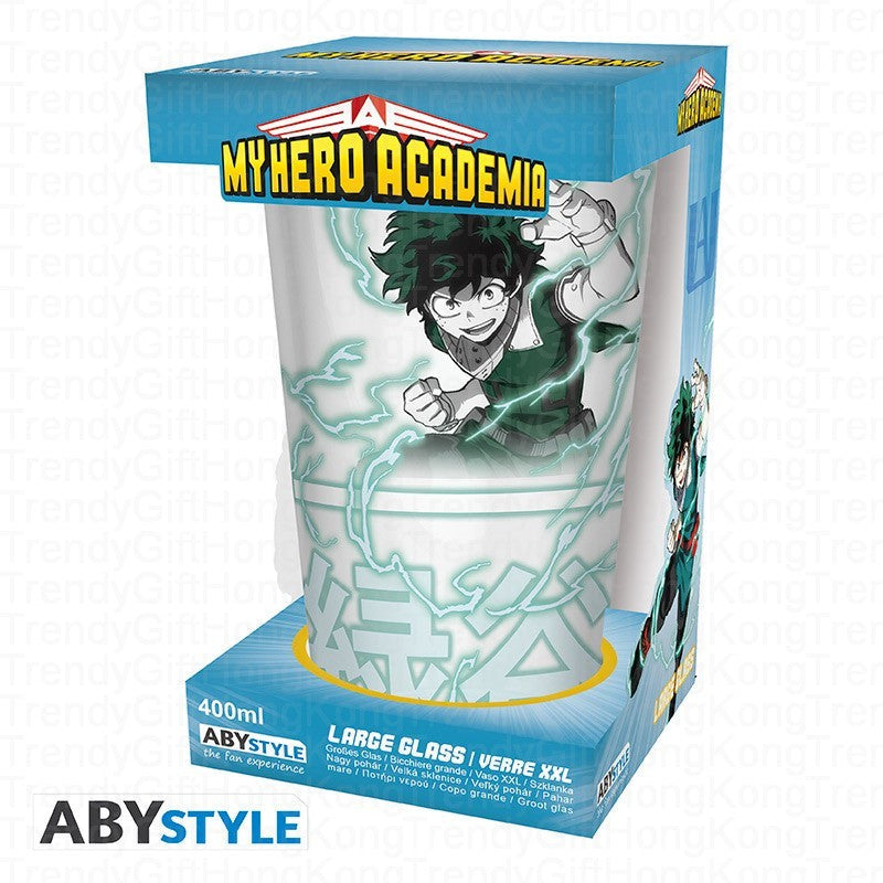 My Hero Academia Izuku Midoriya and Katsuki Bakugo 400ml glass
