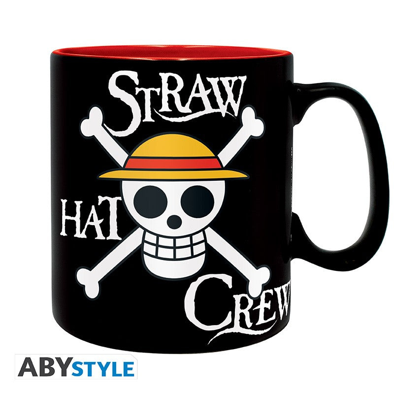 ONE PIECE Mug - 460 ml - Luffy & Skull trendygifthk