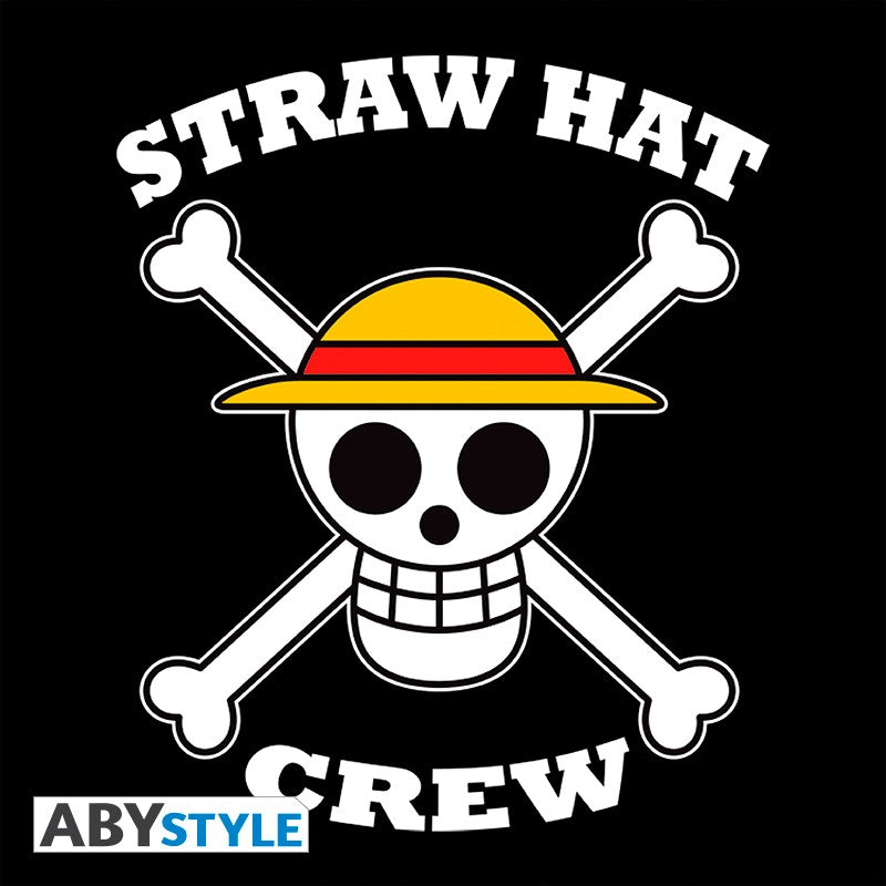 ONE PIECE: Sleek Snapback Cap | Skull Design | Black & Grey | Straw Hat Crew's Choice