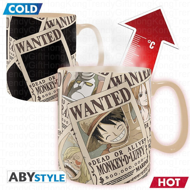 One Piece Wanted Posters Heat Change Mug - 460ml | ABYstyle Secondary image