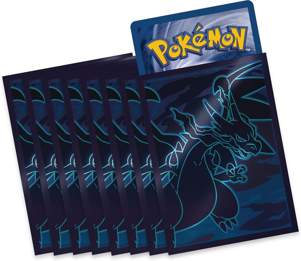 Pokémon TCG Mega Evolution Phantasmal Flames Elite Trainer Box with 9 booster packs.