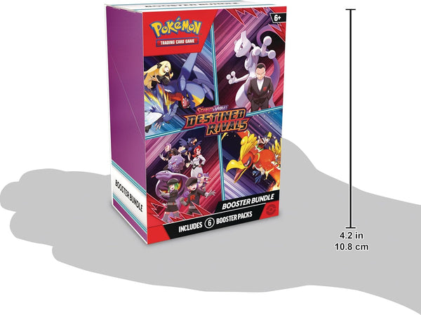 Pokémon Scarlet & Violet Destined Rivals Booster Bundle with 6 packs.