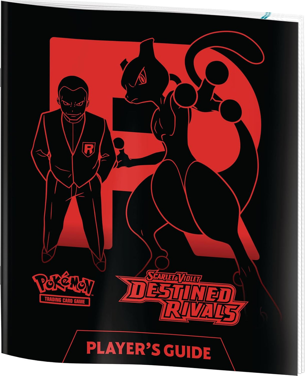 Pokémon Scarlet & Violet Destined Rivals Elite Trainer Box contents, including 9 booster packs.