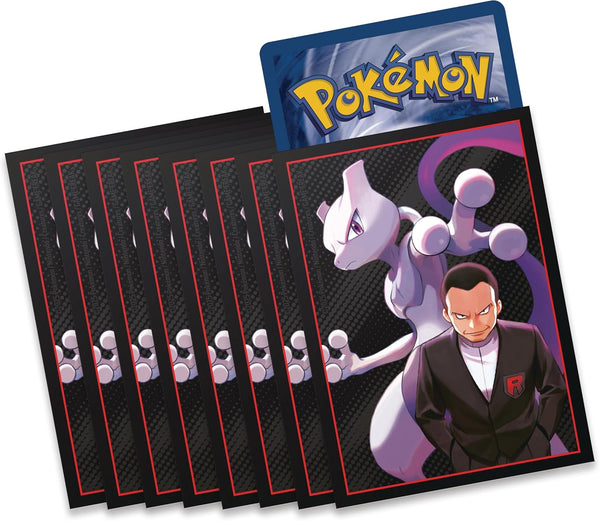 Pokémon Scarlet & Violet Destined Rivals Elite Trainer Box contents, including 9 booster packs.