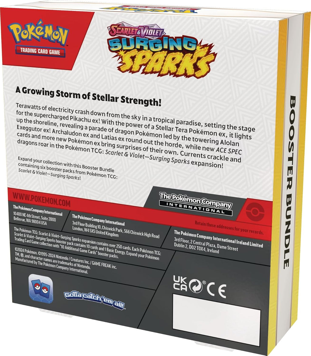 Pokémon Scarlet & Violet Surging Sparks sealed booster bundle