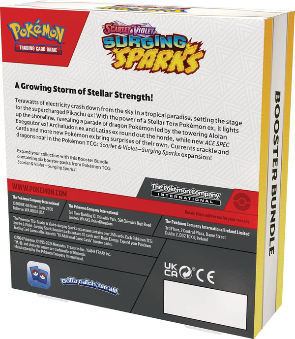 Pokémon Scarlet & Violet Surging Sparks sealed booster bundle