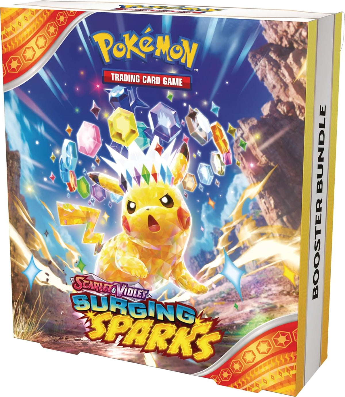 Pokémon TCG Surging Sparks Booster Bundle, six booster packs
