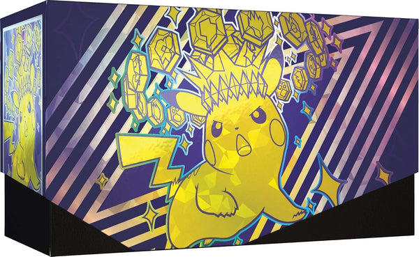 Pokémon Surging Sparks Elite Trainer Box with player guide and code card