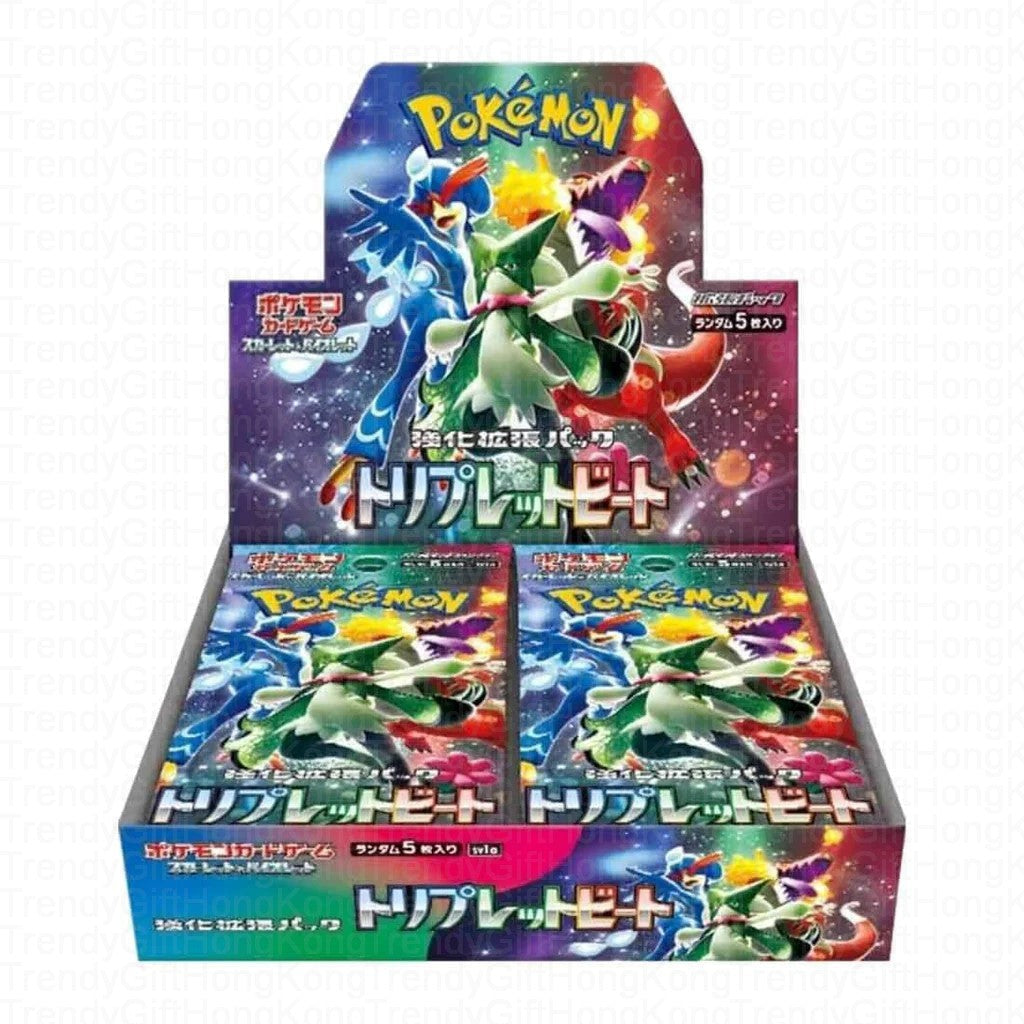 Japanese Pokémon TCG Scarlet & Violet sv1a Triplet Beat booster pack, 5 cards 主圖