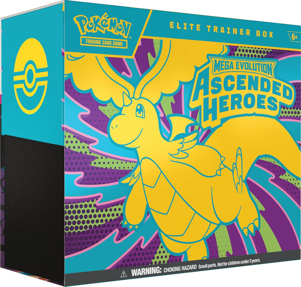 Pokémon TCG Ascended Heroes Elite Trainer Box with nine packs and N’s Zekrom promo