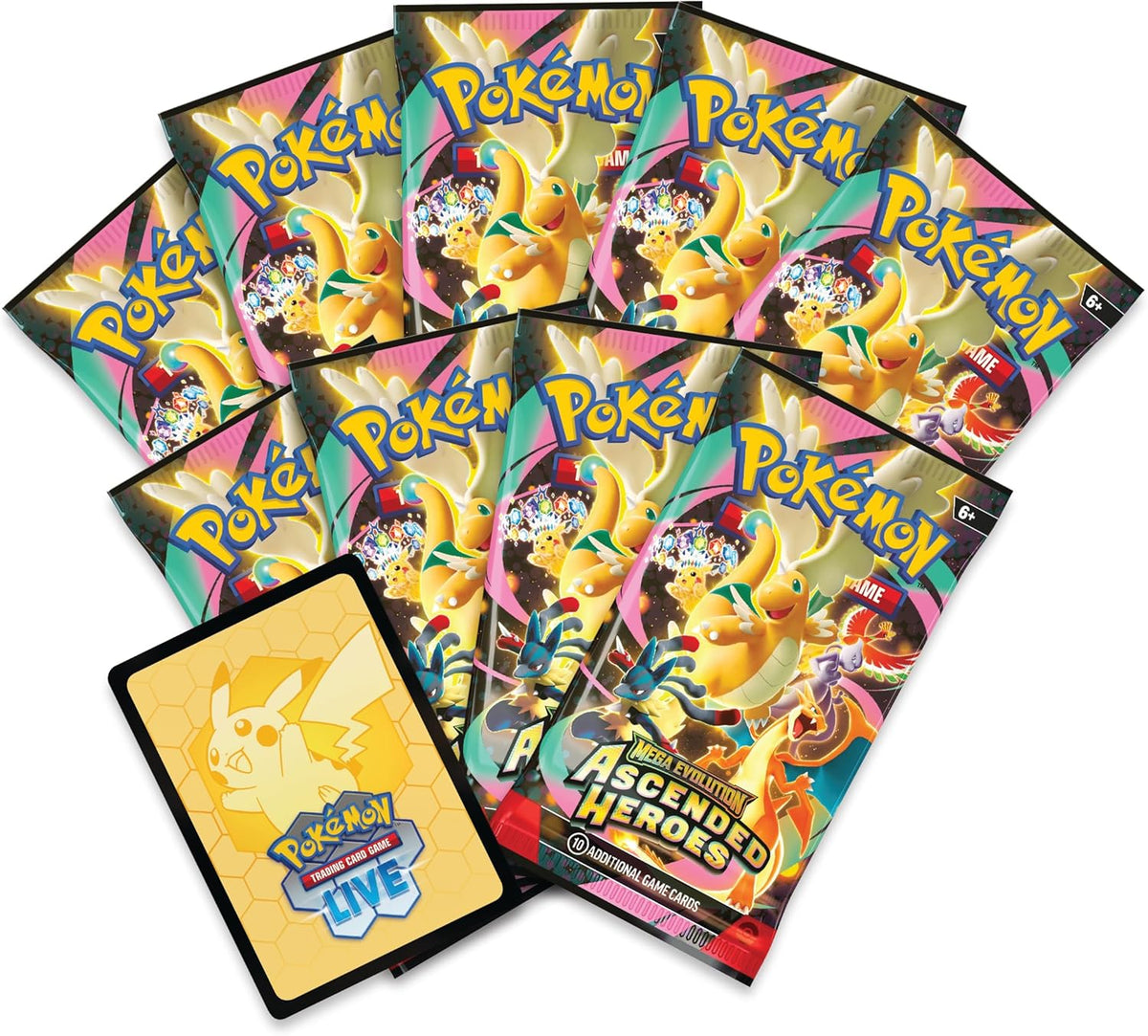 Pokémon TCG Ascended Heroes Elite Trainer Box with nine packs and N’s Zekrom promo