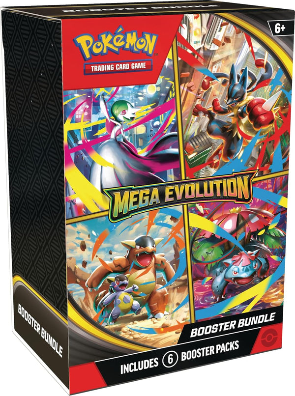 Pokémon TCG Mega Evolution booster bundle containing six booster packs