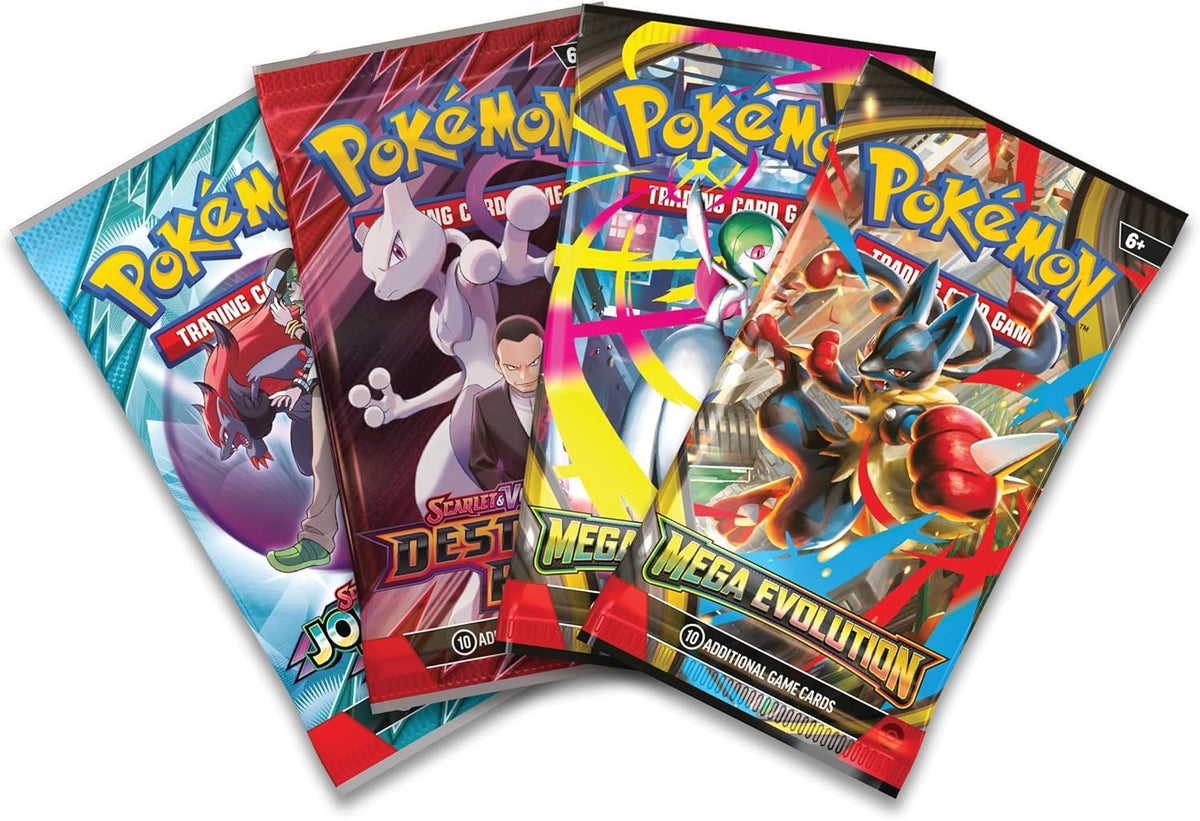 Pokémon TCG Mega Latias ex Box with foil promo, oversized lenticular promo and four booster packs