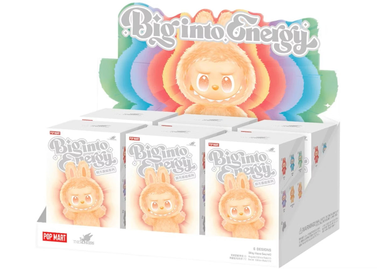 POP MART The Monsters Big into Energy vinyl plush pendant blind box with random design