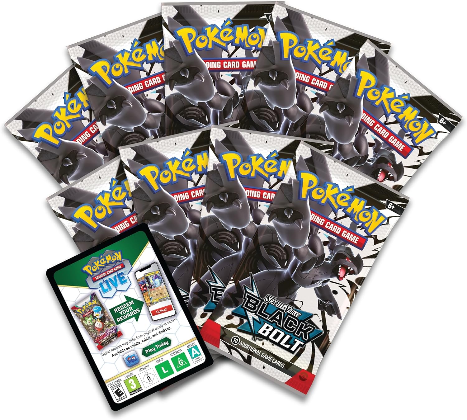 Pokémon TCG Scarlet & Violet sv10.5 Black Bolt Elite Trainer Box