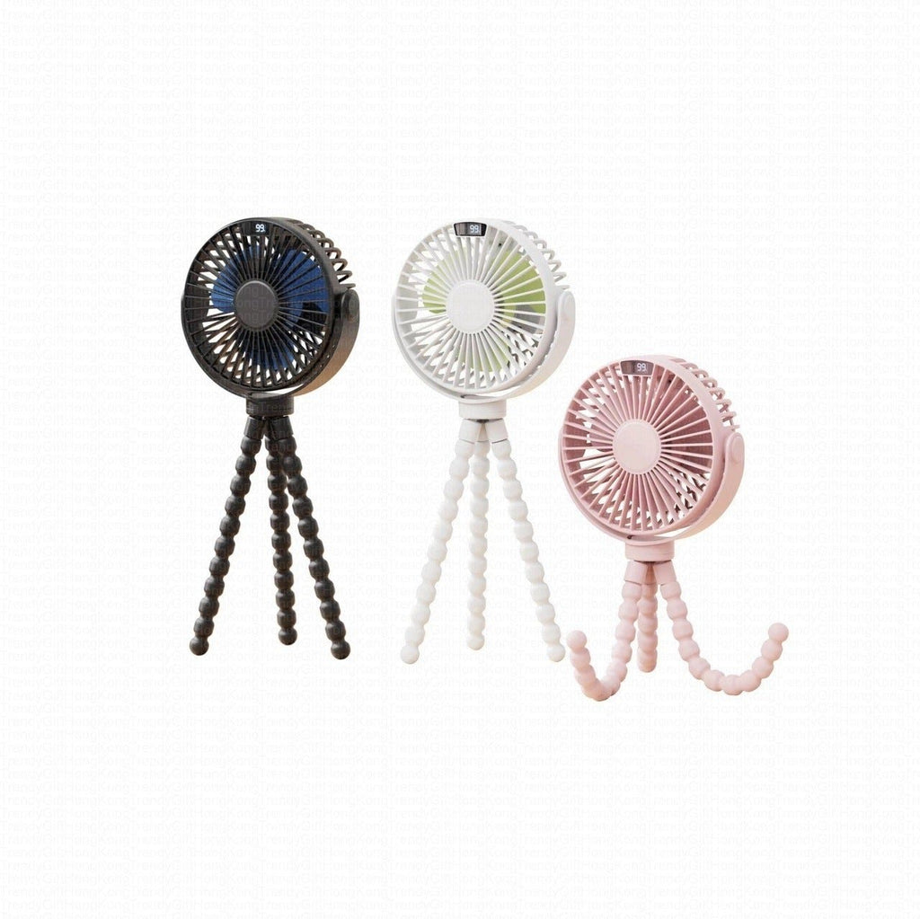 Sweetfull Octopus Switching Fan S3 in white with a 6000mAh battery
