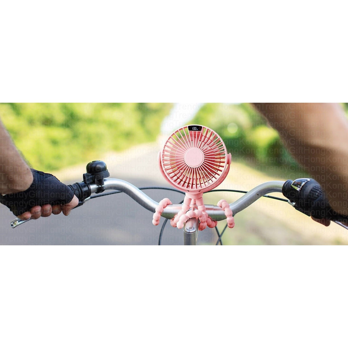 Sweetfull Octopus Switching Fan S3 in white with a 6000mAh battery