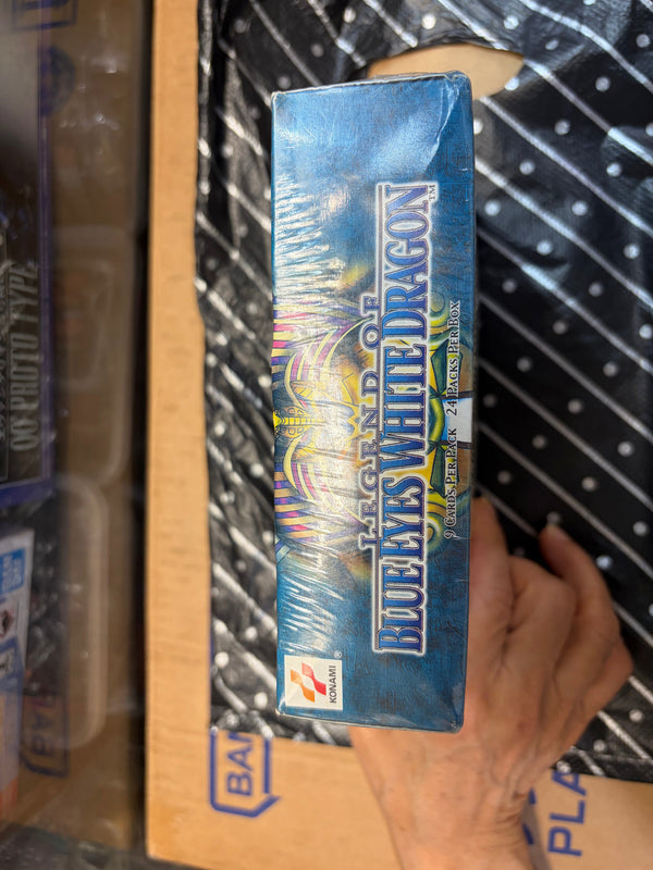Close-up of the actual sealed Asian English Yu-Gi-Oh! box barcode and side label.