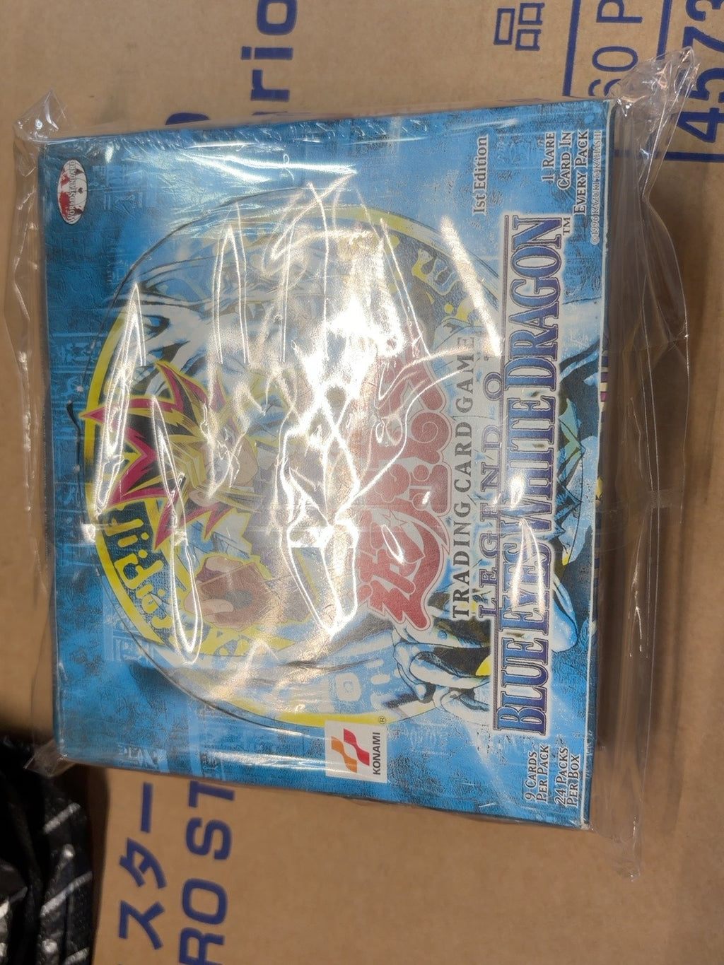 Yu-Gi-Oh! Legend of Blue Eyes White Dragon — 2002 Asian English 1st Edition Booster Box 24 Packs trendygifthk