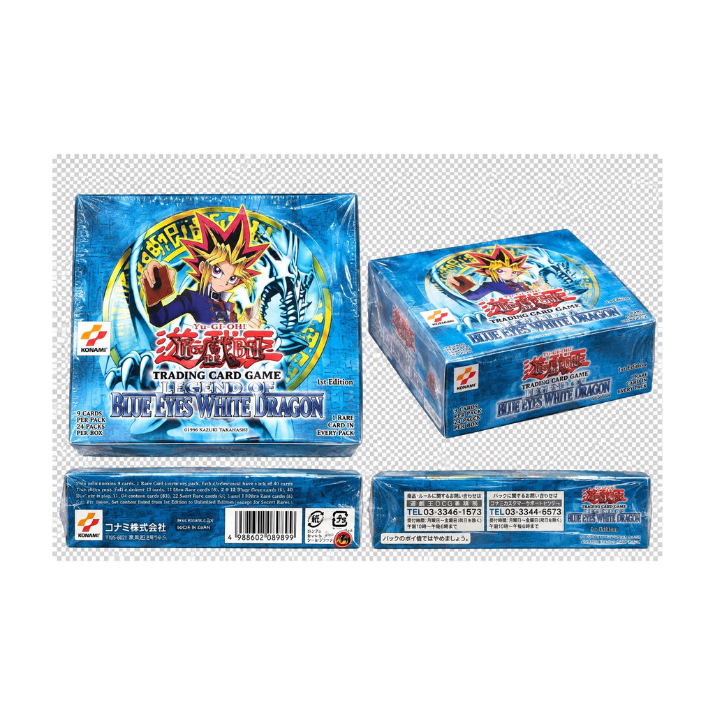 Yu-Gi-Oh! Legend of Blue Eyes White Dragon — 2002 Asian English 1st Edition Booster Box 24 Packs trendygifthk