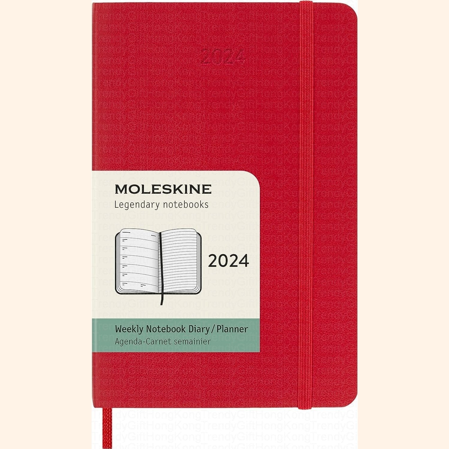 Moleskine 2024 12 Month Weekly Planner Notebook - Soft Cover trendygifthk