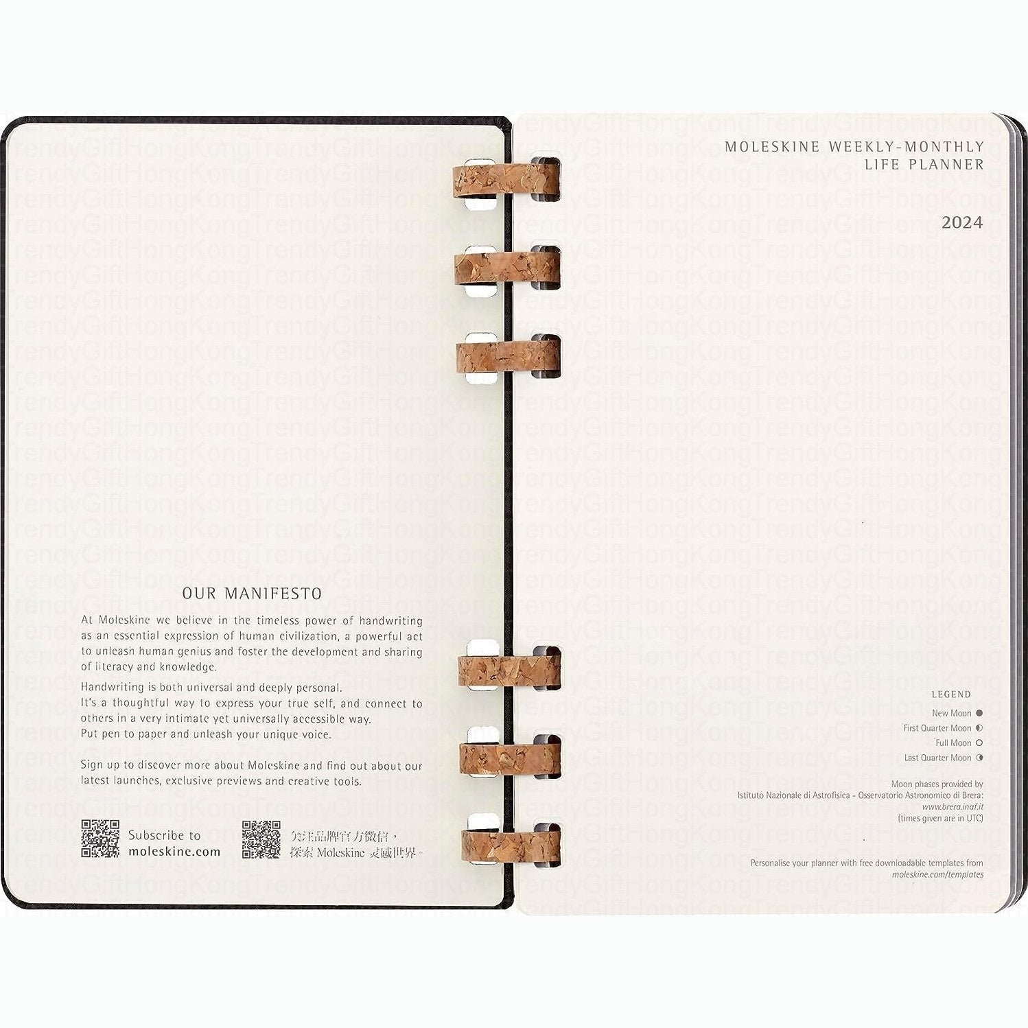 Moleskine 2024 Life Planner - 12 Month Spiral Weekly and Monthly, Hard –  Trendygiftshop