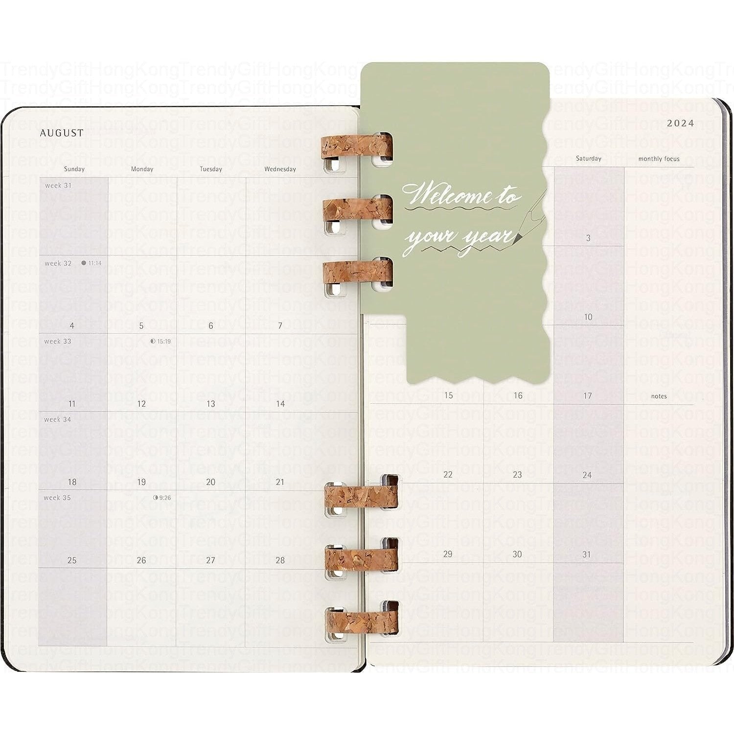 Moleskine 2024 Life Planner - 12 Month Spiral Weekly and Monthly, Hard Cover trendygifthk