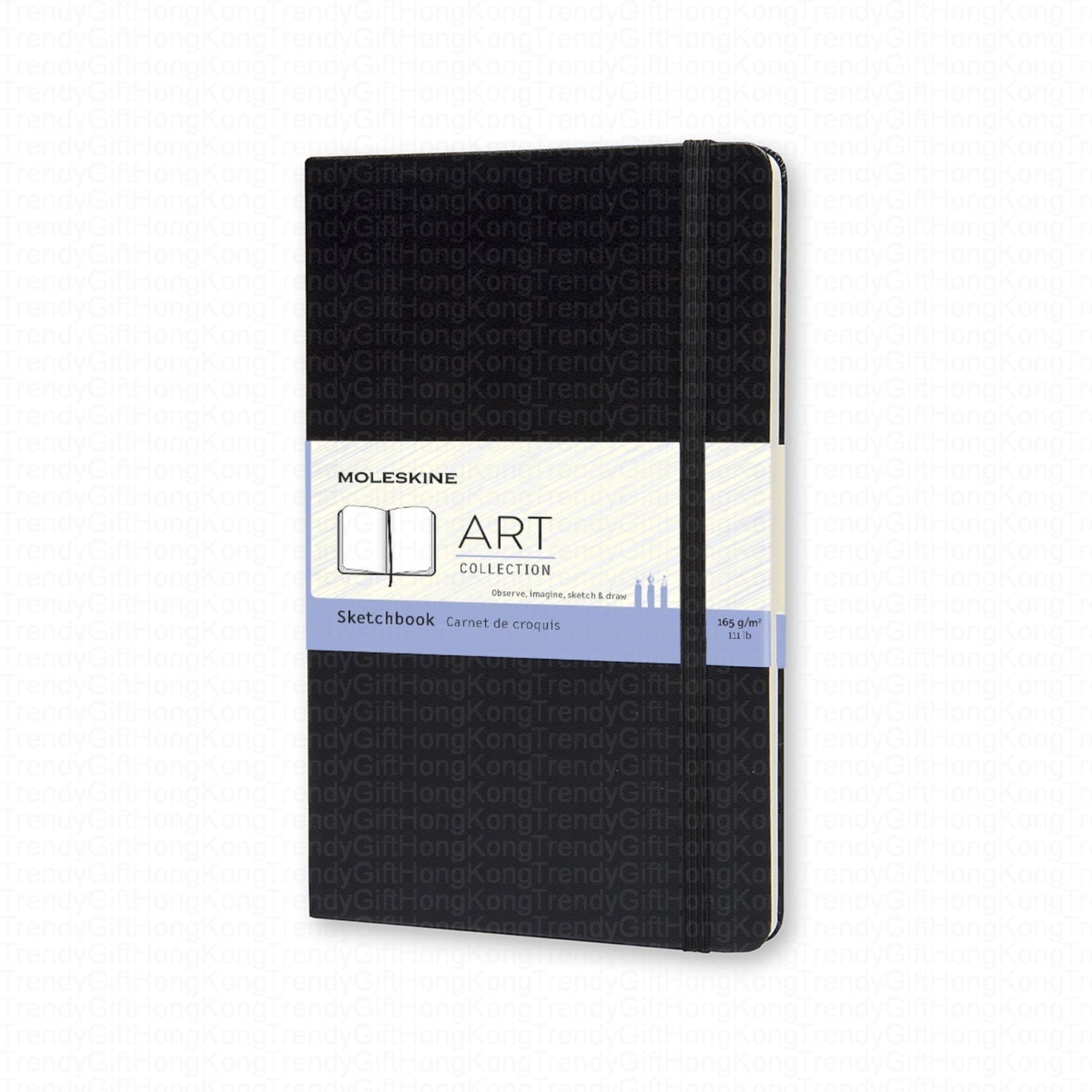 Moleskine ART SKETCHBOOK 165GSM LARGE BLACK - 13 x 21 CM trendygifthk