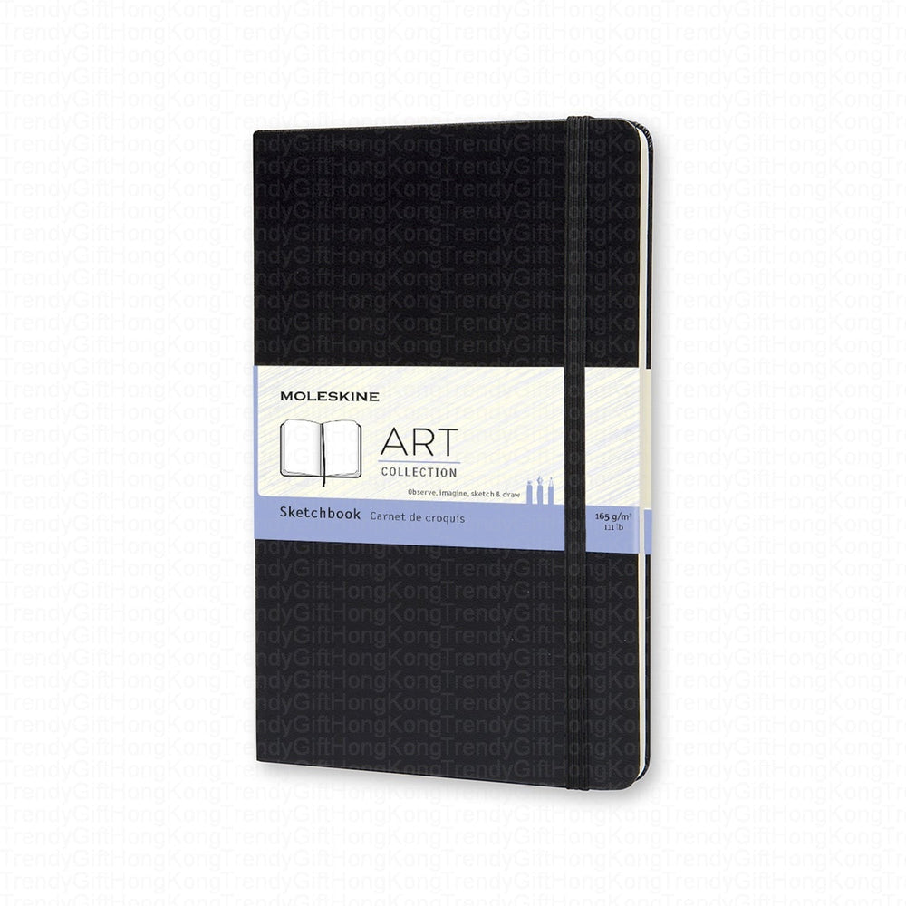 Moleskine ART SKETCHBOOK 165GSM LARGE BLACK - 13 x 21 CM trendygifthk