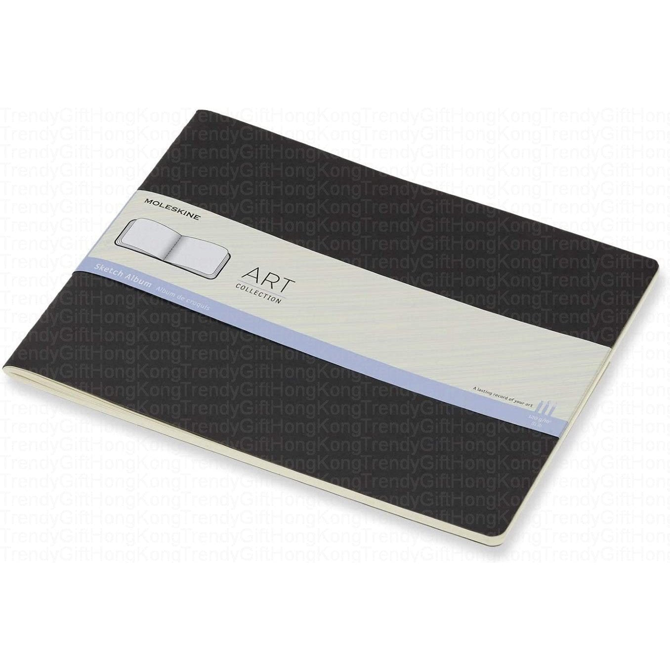 Moleskine Art Cahier Sketch Album 120gsm XXL Black 28x22cm trendygifthk