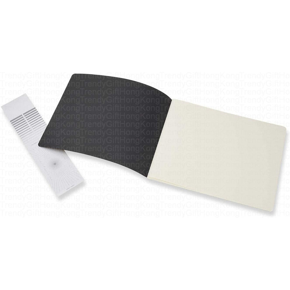 Moleskine Art Cahier Sketch Album 120gsm XXL Black 28x22cm trendygifthk