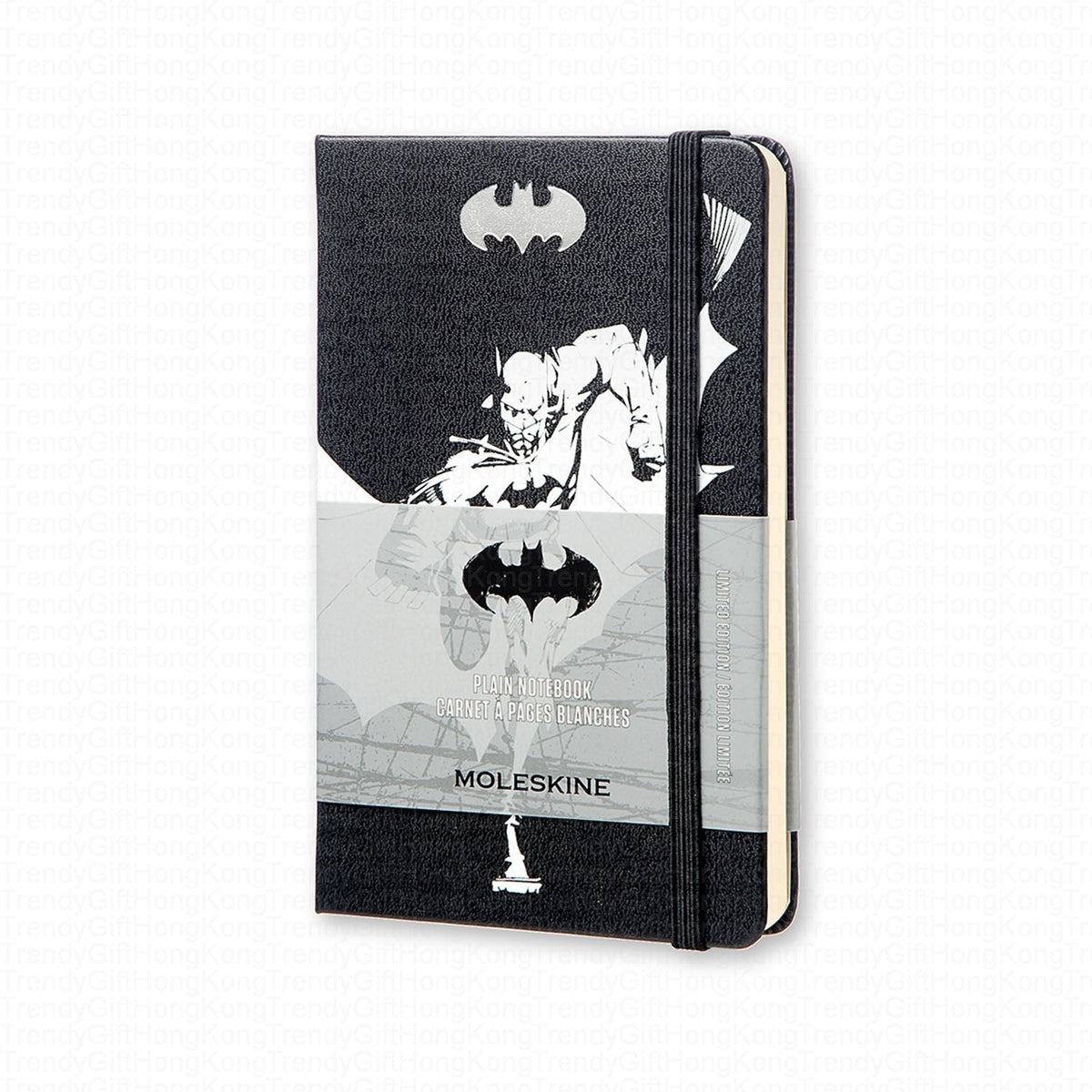 Moleskine Batman Limited Edition Pocket Notebook - Plain Black trendygifthk Main image