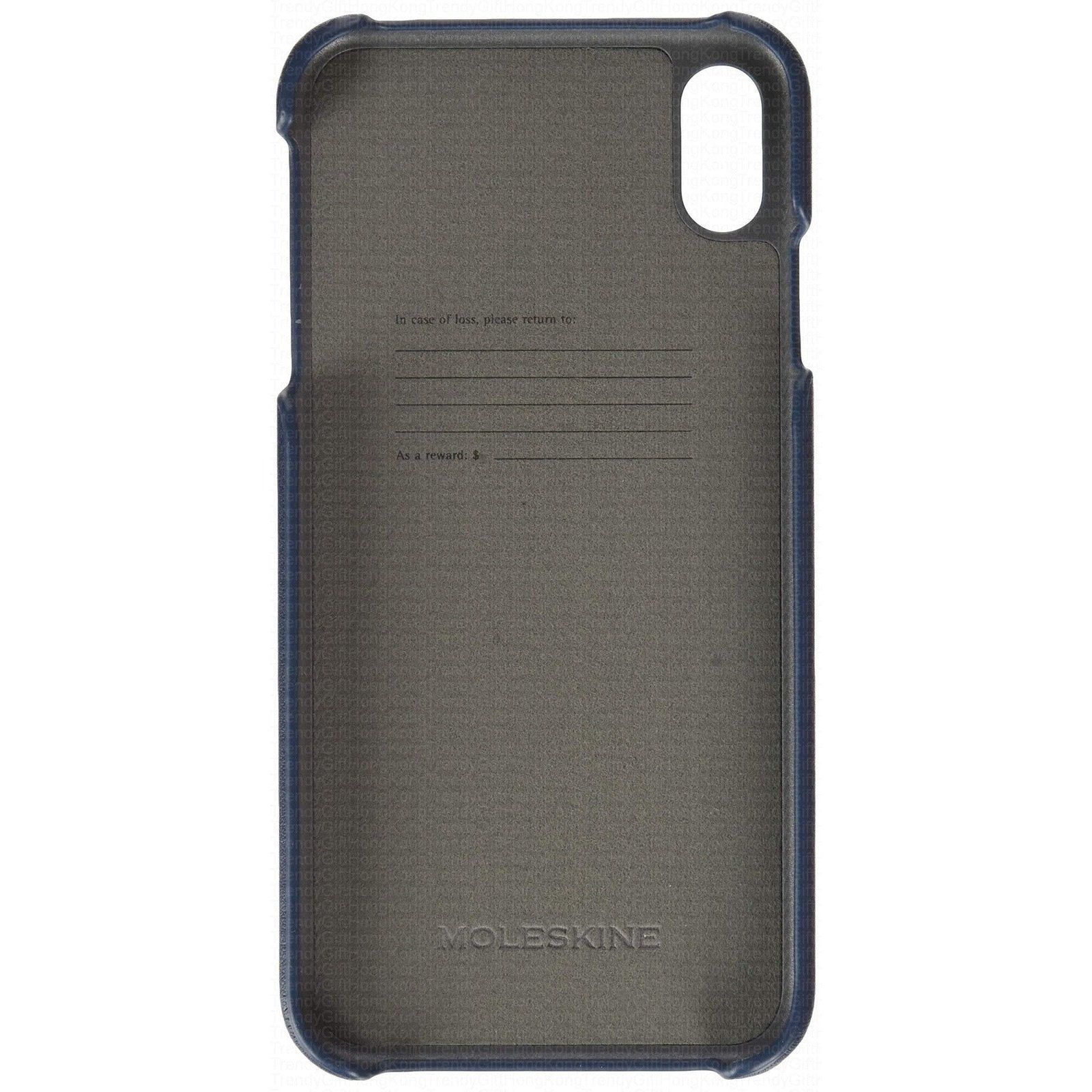Moleskine Hard iPhone XS Max Case - Classic Notebook Design trendygifthk