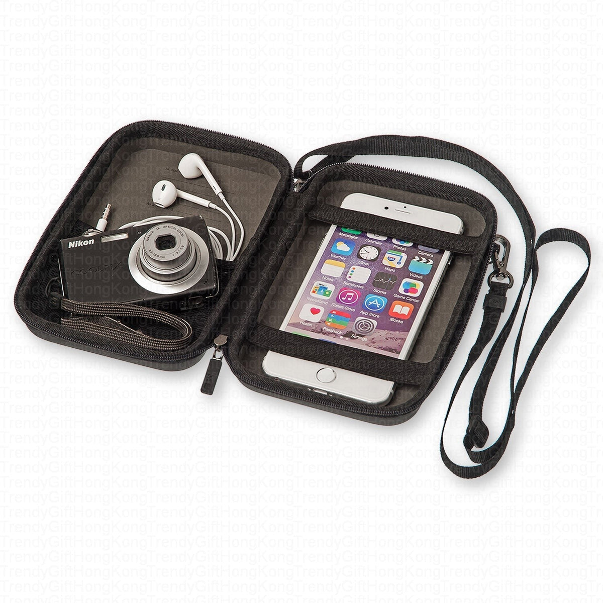 Moleskine Journey Pouch - Medium Size, Black 11.5 × 18 × 4.5 cm trendygifthk Main image