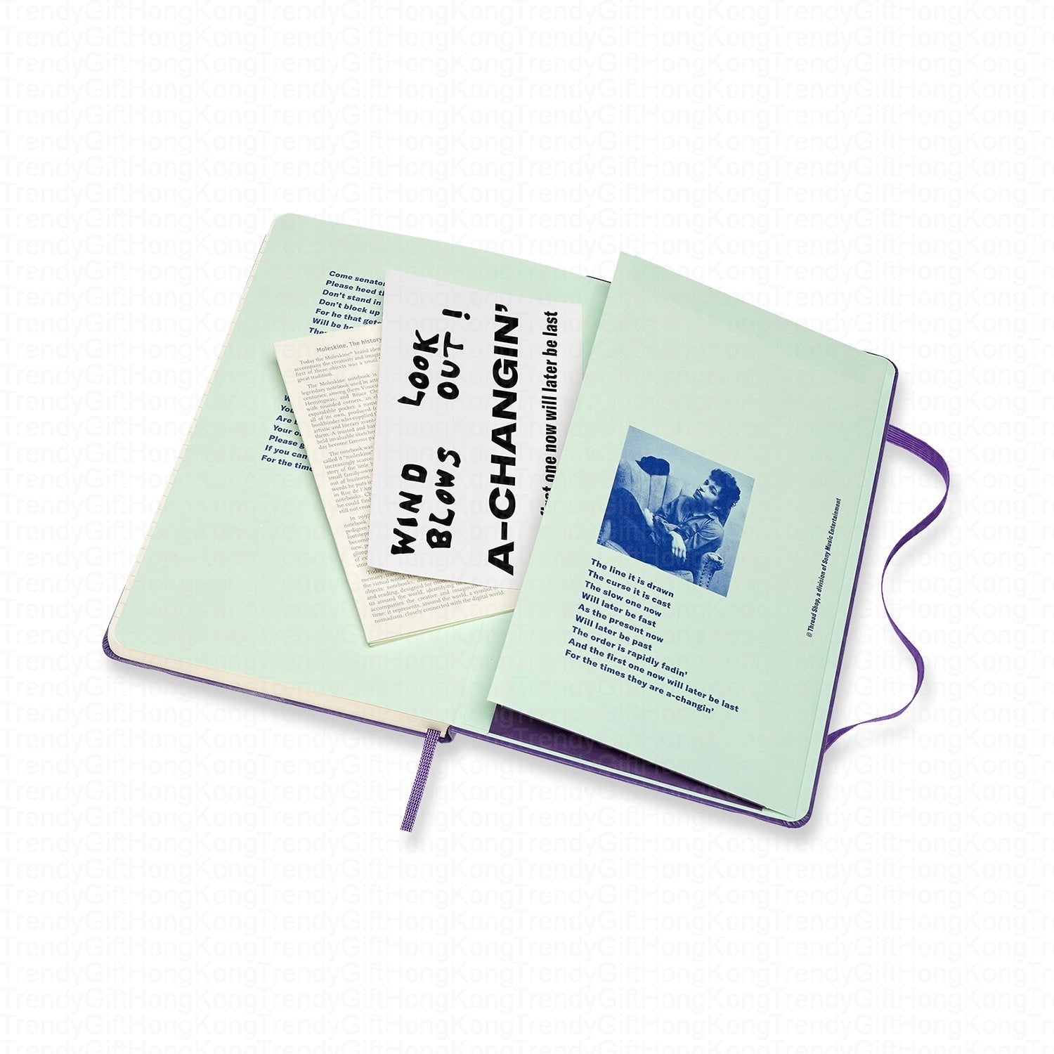 Moleskine Bob Dylan Limited Edition Large Ruled Notebook - 13 × 21cm Secondary image