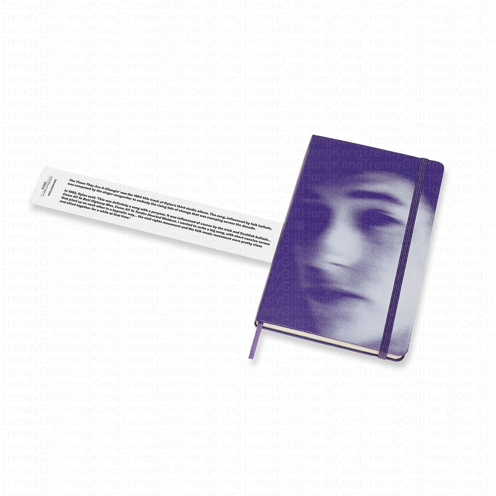 Moleskine Limited Edition Bob Dylan Large Ruled Notebook - Iconic Tribute 13 x 21 CM trendygifthk