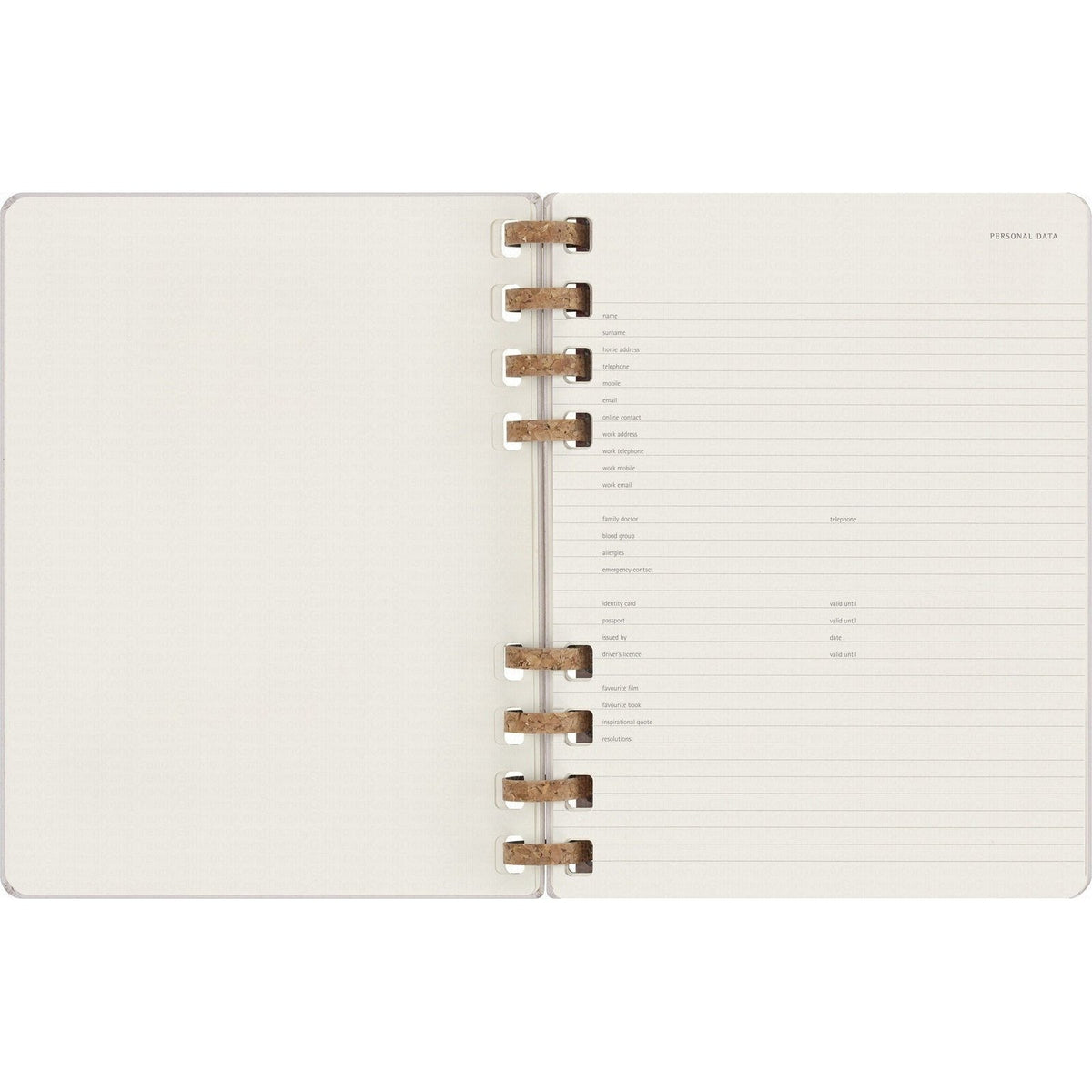 Moleskine Undated Spiral Planner - 12 Month Extra Large, Hard Cover 19 x 25 CM trendygifthk