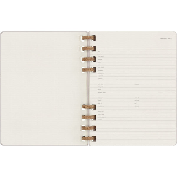 Moleskine Undated Spiral Planner - 12 Month Extra Large, Hard Cover 19 x 25 CM trendygifthk
