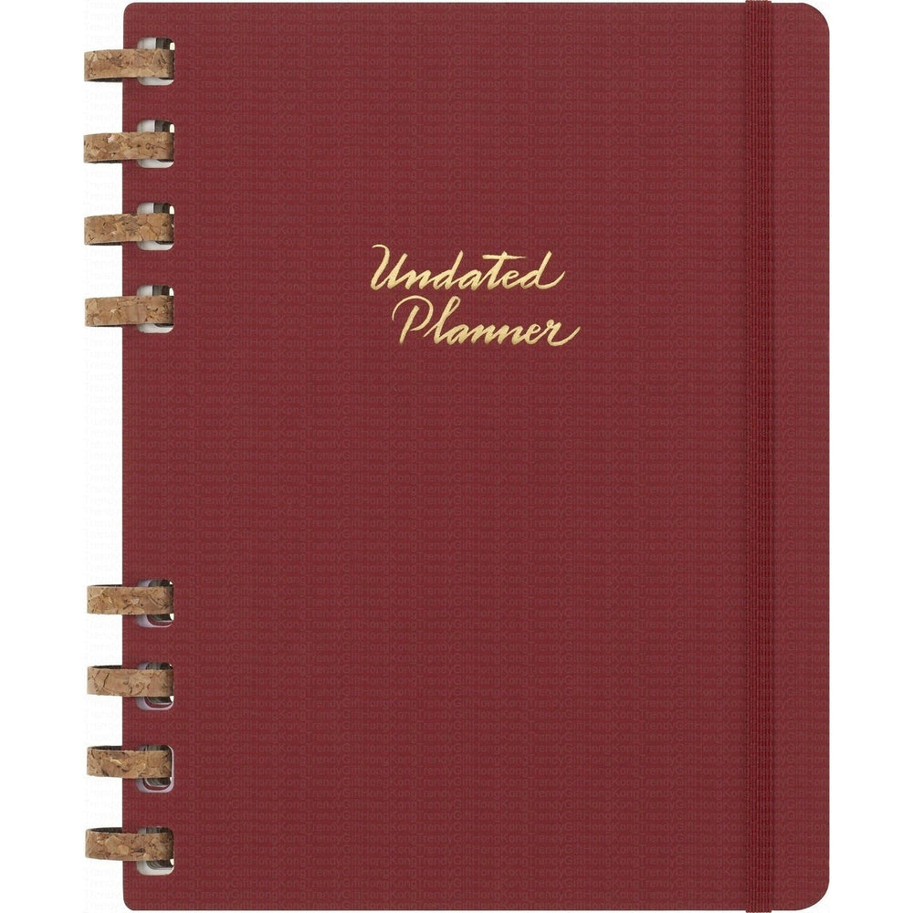 Moleskine Undated Spiral Planner - 12 Month Extra Large, Hard Cover 19 x 25 CM trendygifthk