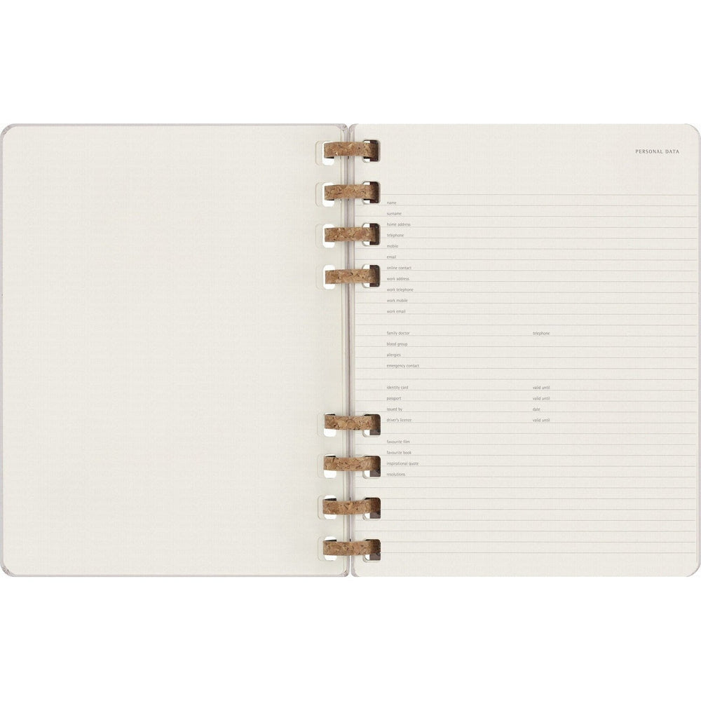 Moleskine Undated Spiral Planner - 12 Month Extra Large, Hard Cover 19 x 25 CM trendygifthk