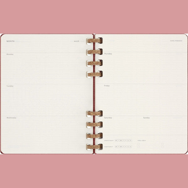 Moleskine Undated Spiral Planner - 12 Month Extra Large, Hard Cover 19 x 25 CM trendygifthk
