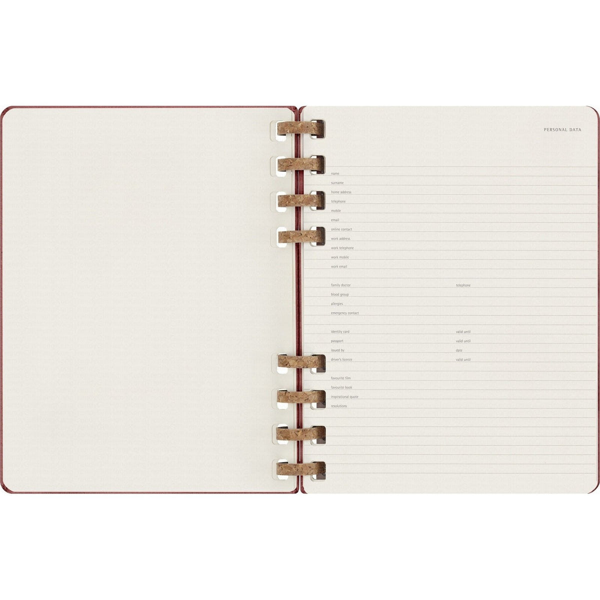 Moleskine Undated Spiral Planner - 12 Month Extra Large, Hard Cover 19 x 25 CM trendygifthk