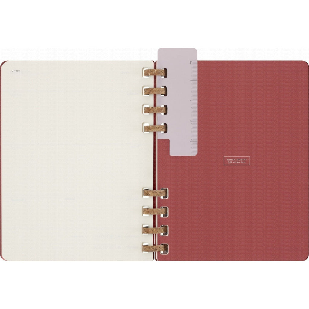 Moleskine Undated Spiral Planner - 12 Month Extra Large, Hard Cover 19 x 25 CM trendygifthk