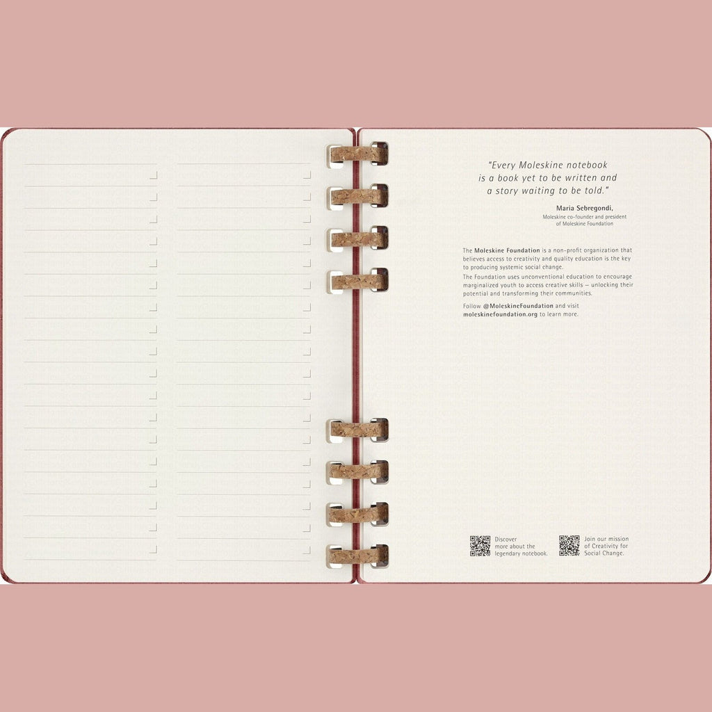 Moleskine Undated Spiral Planner - 12 Month Extra Large, Hard Cover 19 x 25 CM trendygifthk
