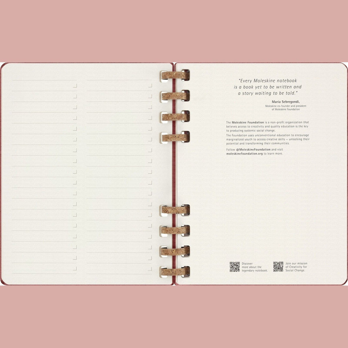 Moleskine Undated Spiral Planner - 12 Month Extra Large, Hard Cover 19 x 25 CM trendygifthk