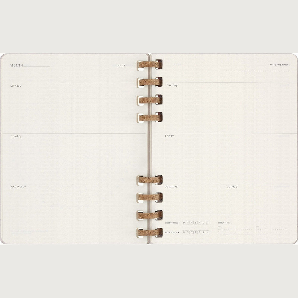 Moleskine Undated Spiral Planner - 12 Month Extra Large, Hard Cover 19 x 25 CM trendygifthk