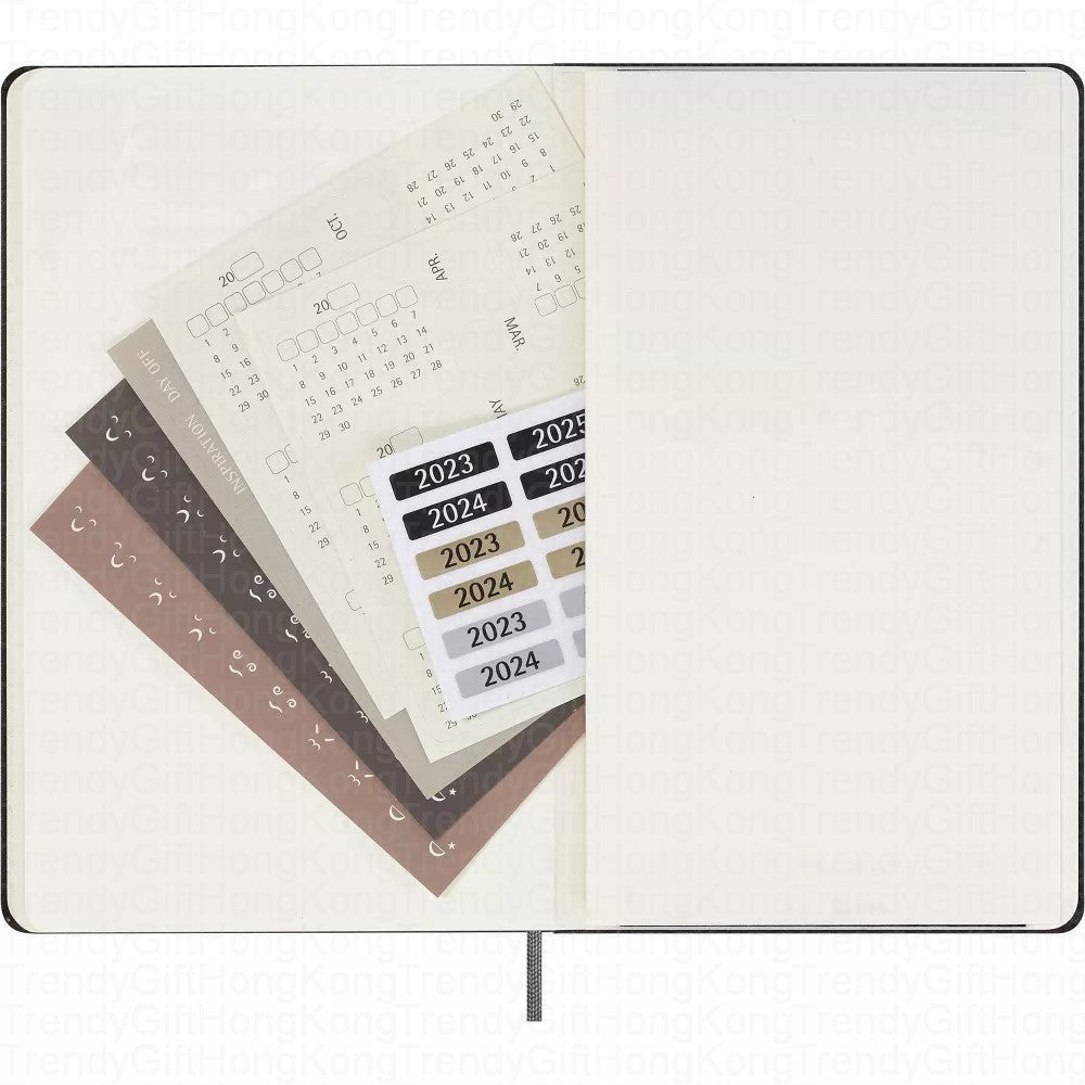 Moleskine Undated Weekly Planner - 12 Months - Large Hardcover 13 x 21 CM trendygifthk