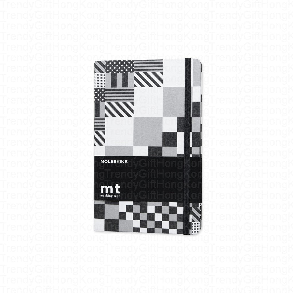 Moleskine x MT Tape Special Edition Notebook - Large Ruled Canvas White Hard MT Tape 13 x 21 CM trendygifthk Main image