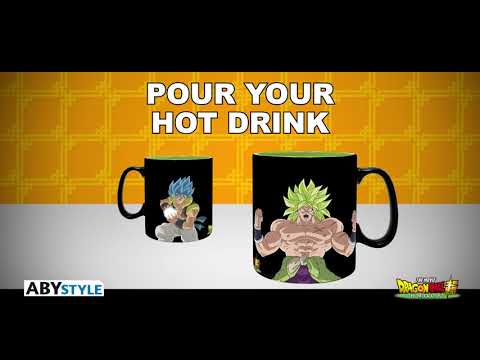 龍珠布羅利 熱變馬克杯 - 460ml - Gogeta &amp; Broly